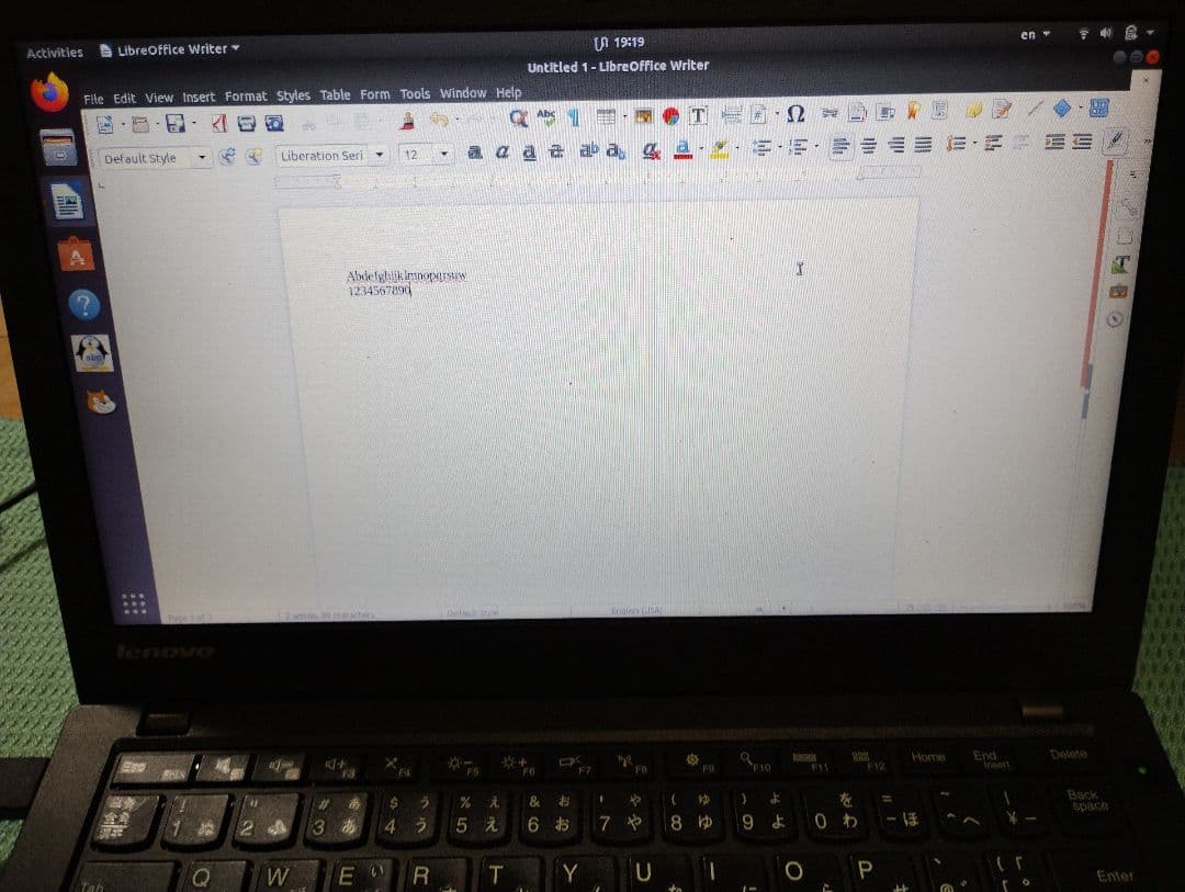 [値下げ] Lenovo Thinkpad x250 キーボード不良 天板ラベル