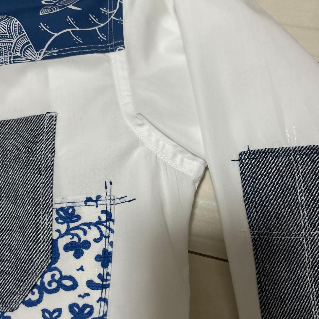 JUNYA WATANABE MAN パッチワークシャツ M