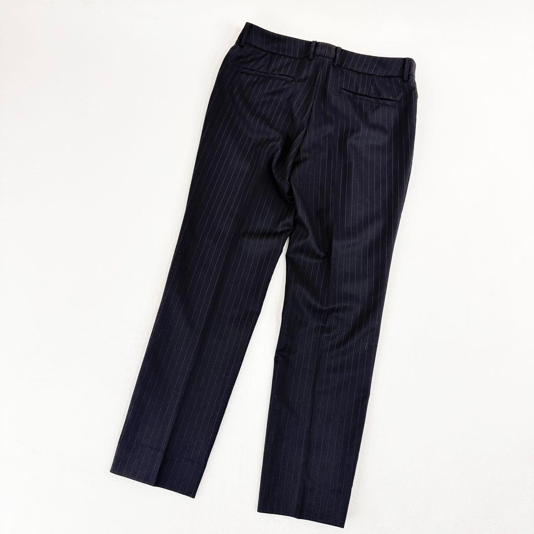 【美品】HILTON セットアップ パンツ スーツ ブラック 11号 ウール