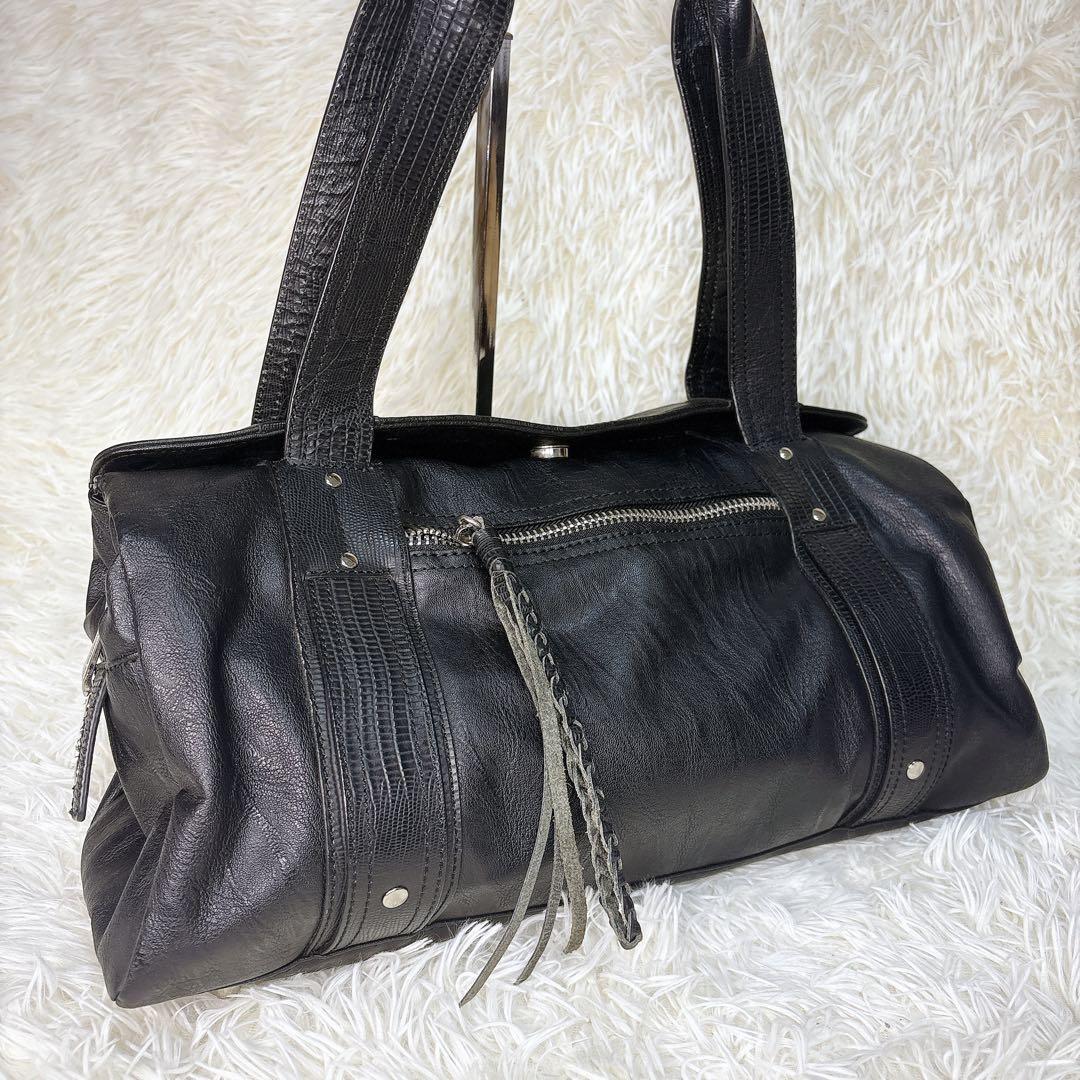 サマンサキングス ボストン トート バッグ レザー Y2K archive 肩掛