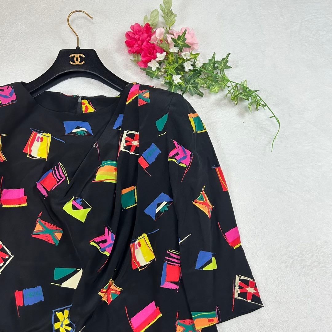 K420 新品未使用 L フェンディ イタリア製 ひざ丈ワンピース レディース