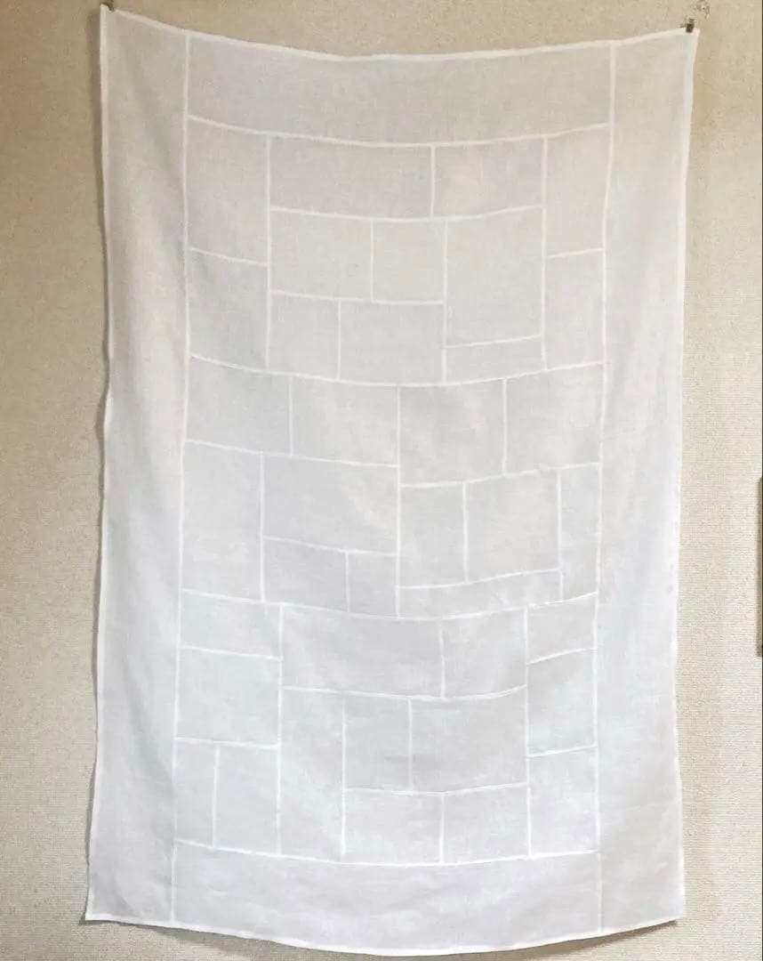 ポジャギ　127×85 ホワイトリネン　No.243 リクエスト分