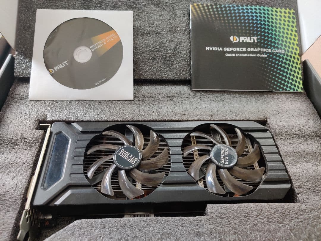 【送料込】Palit GeForce GTX 1070 8GB Dual fan