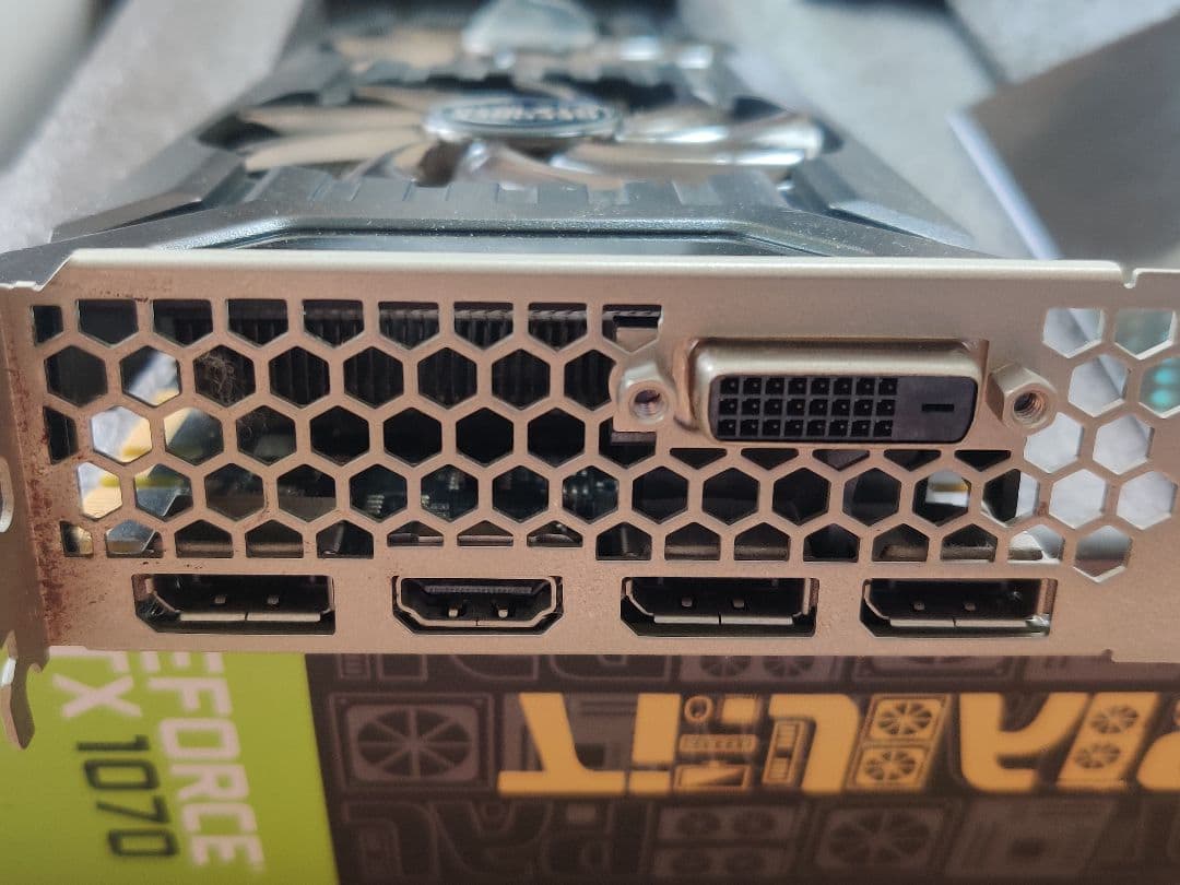 【送料込】Palit GeForce GTX 1070 8GB Dual fan