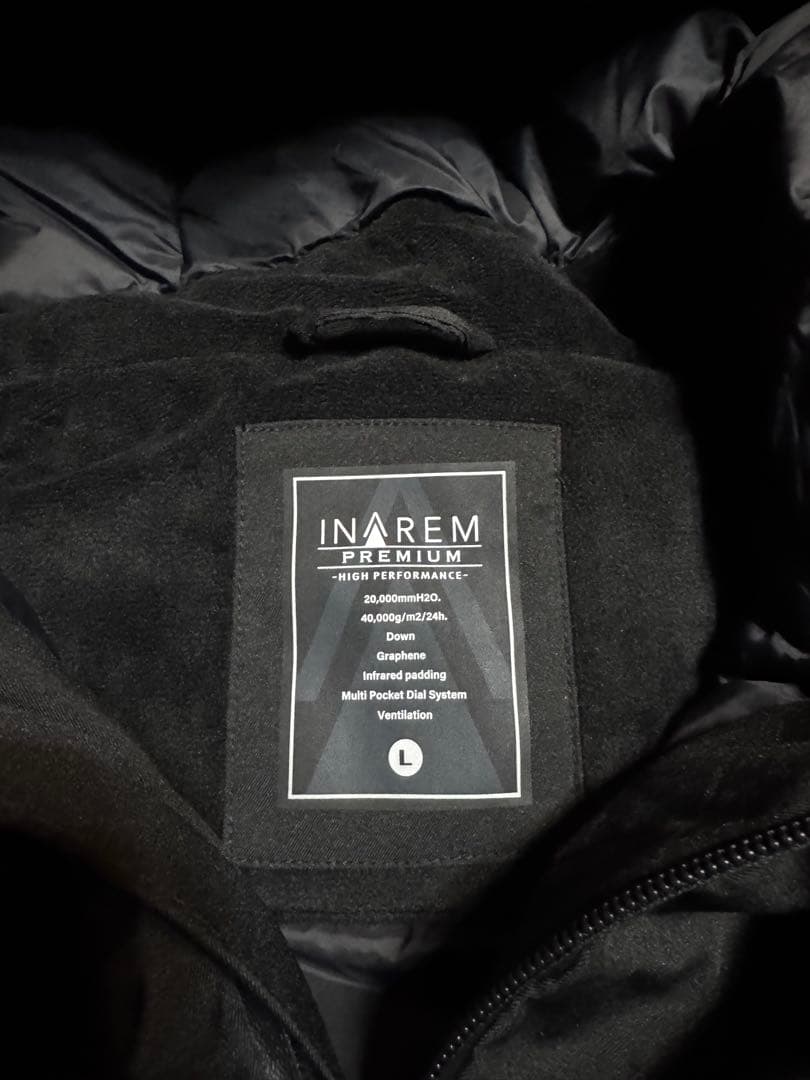 新品ワークマンINAREMイナレムプレミアム防水防寒コート黒L