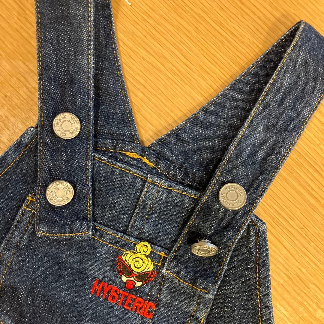 専用出品 HYSTERIC MINI 刺繍デニム ダルマ インディゴ 美品