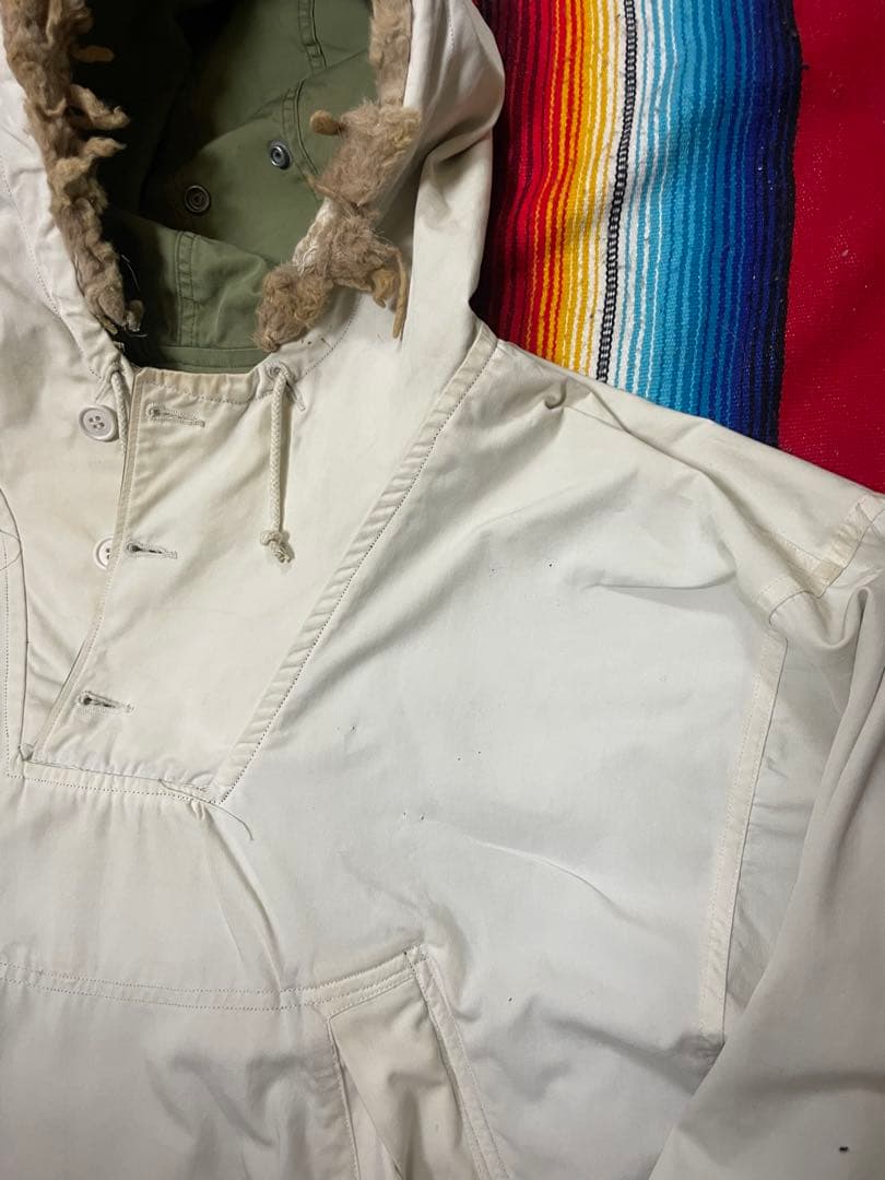 40s 米軍 スノーパーカー スモッグ U.S.Army リバーシブル M-42