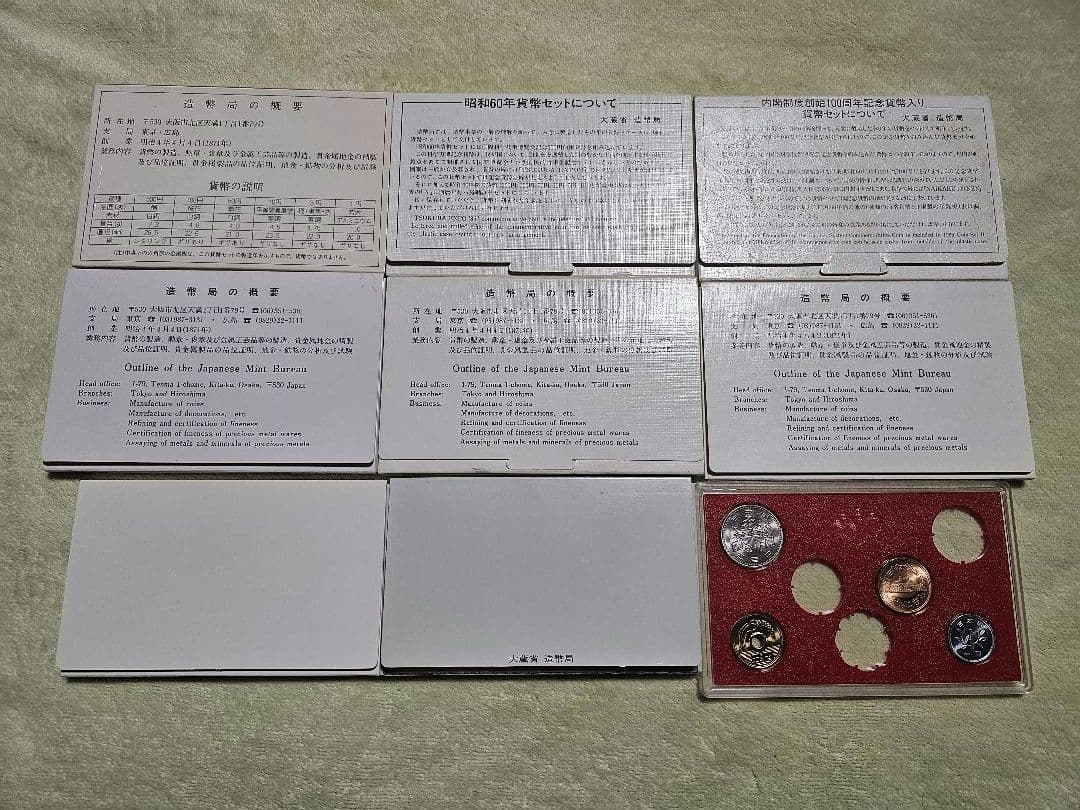 貨幣セットまとめ　昭和59年～昭和64年