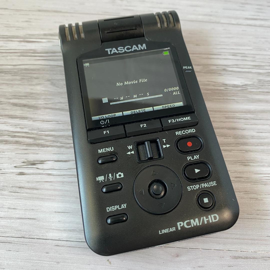◆TASCAM DR-V1HD リニアPCMレコーダー本体　SDカード32GB