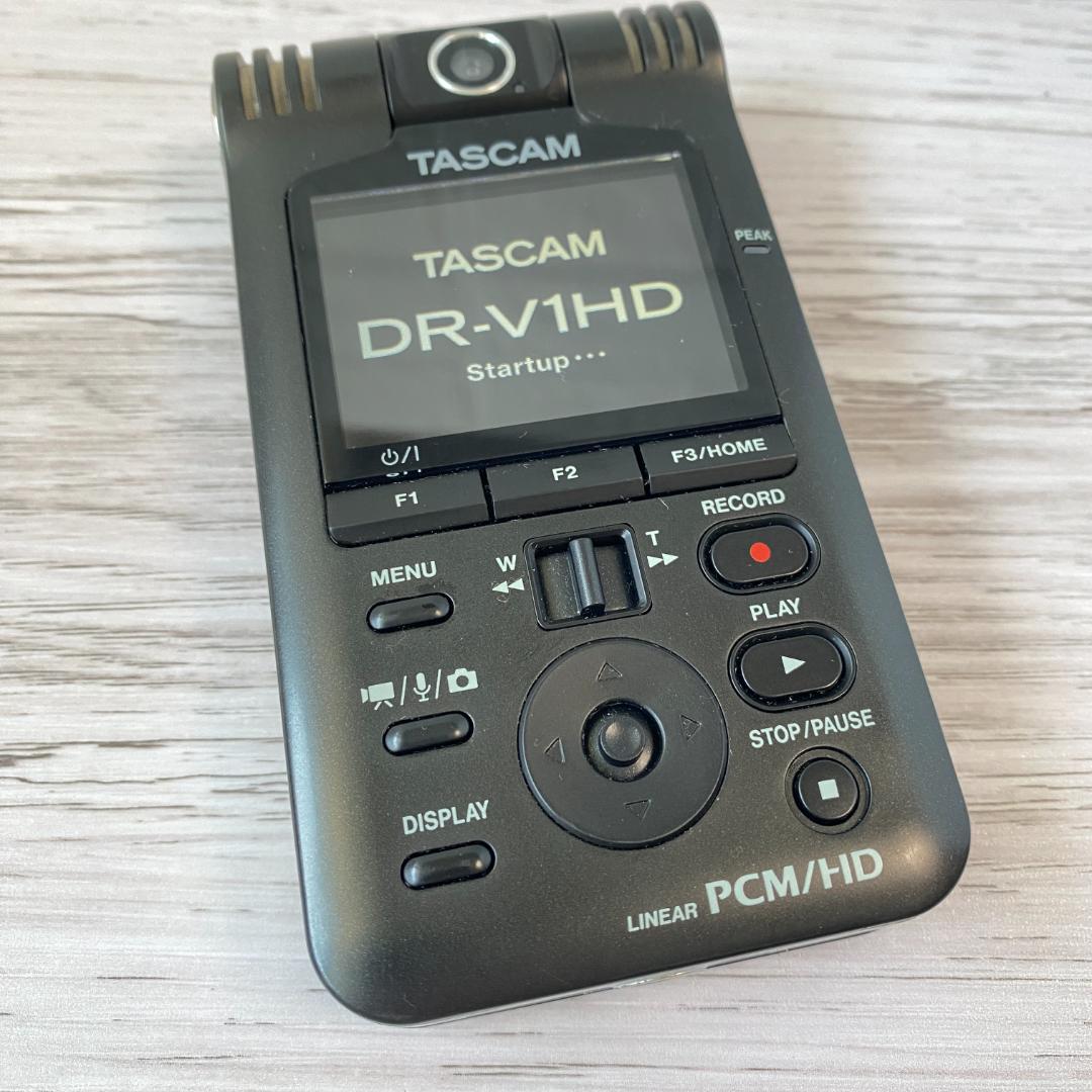 ◆TASCAM DR-V1HD リニアPCMレコーダー本体　SDカード32GB
