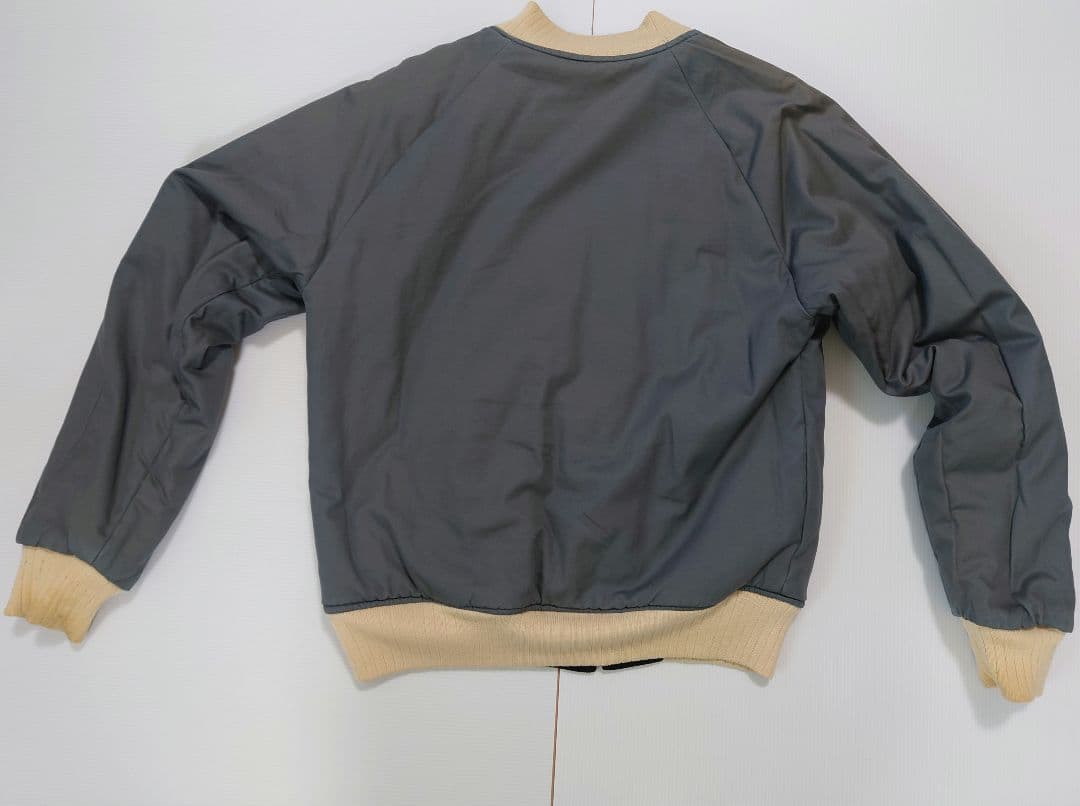 フェローズ　Fellows　黒 ベロア　別珍　ドクロ　ベルベット　 スカジャン