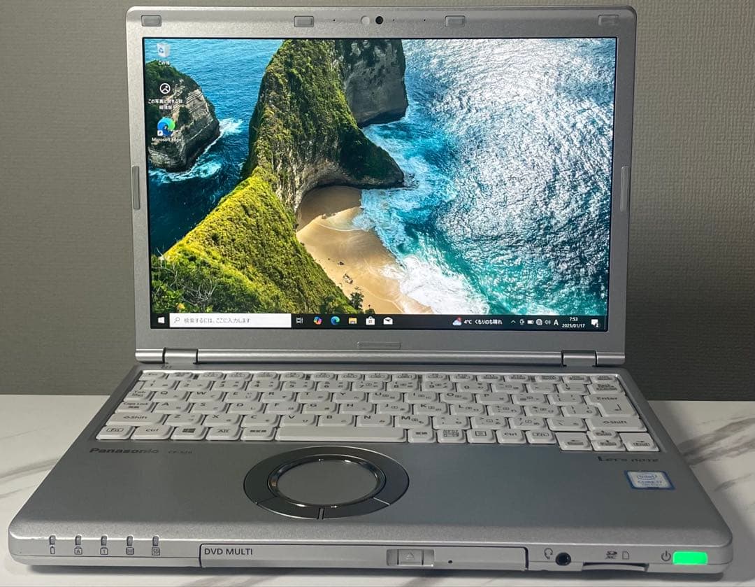 Panasonic i7-7500UノートPC 8GB 256GB SSD