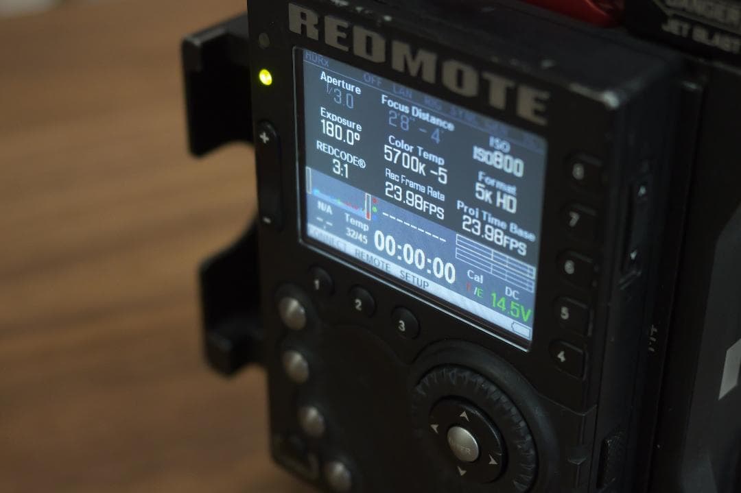 業務用カメラRED DSMC1(EPICなど)用コントローラー　REDMOTE