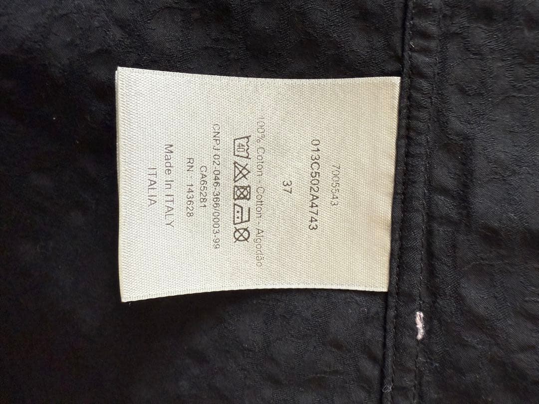 Dior ディオール シャツ メンズ 37 長袖