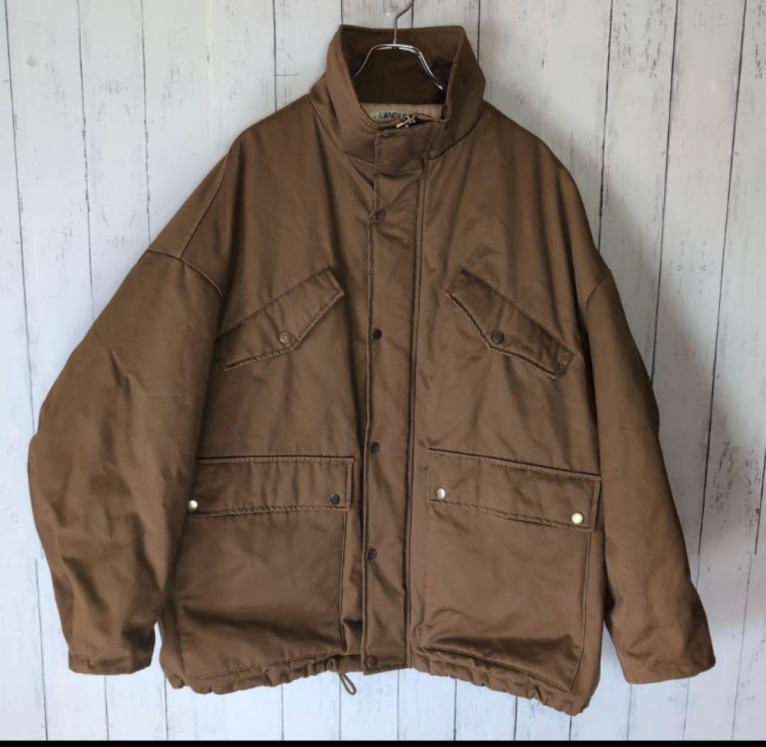 Landlord ランドロードニューヨーク　パフジャケット　カーキベージュ系　L