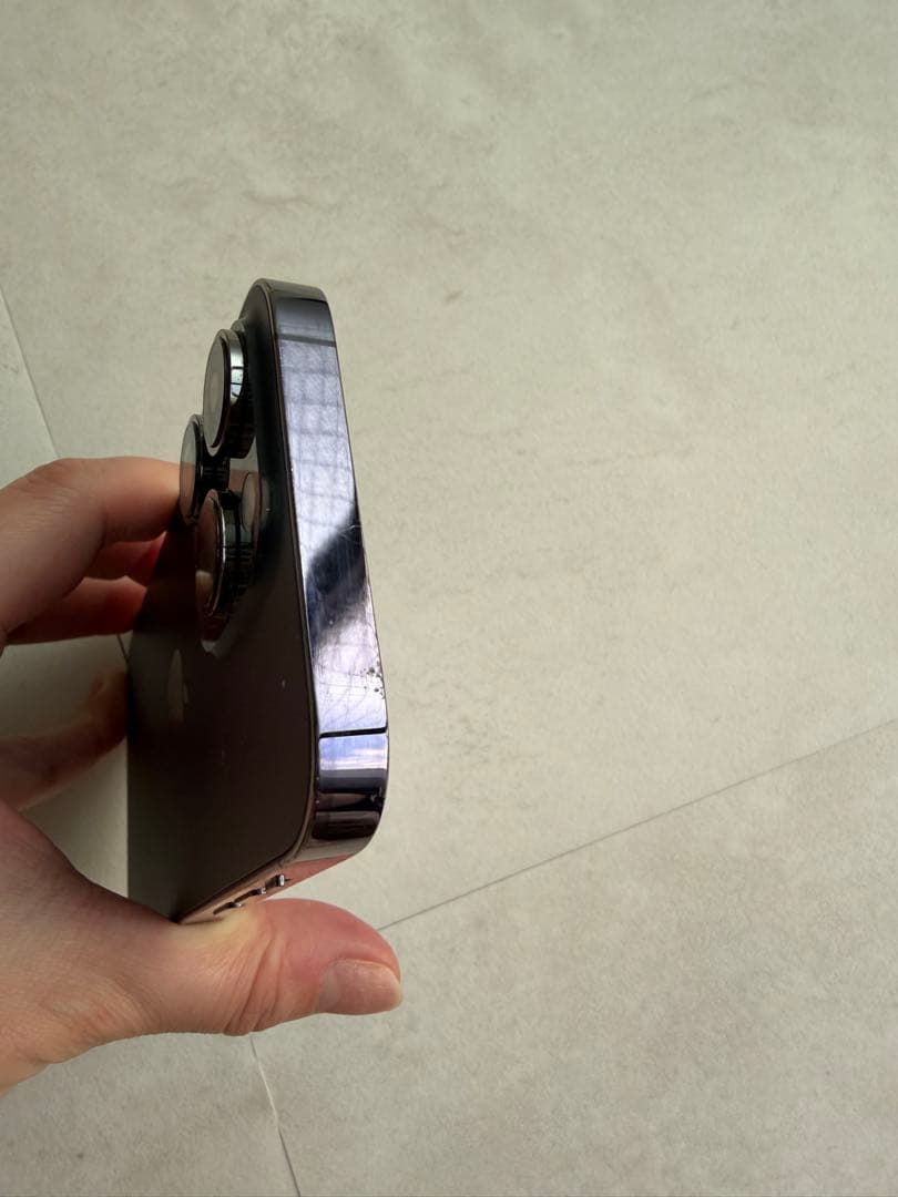 iPhone 14pro ディープパープル　simフリー　256gb