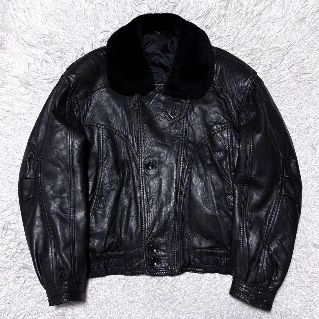 ジャケット・アウター 00s vintage g1 flight jacket black y2k