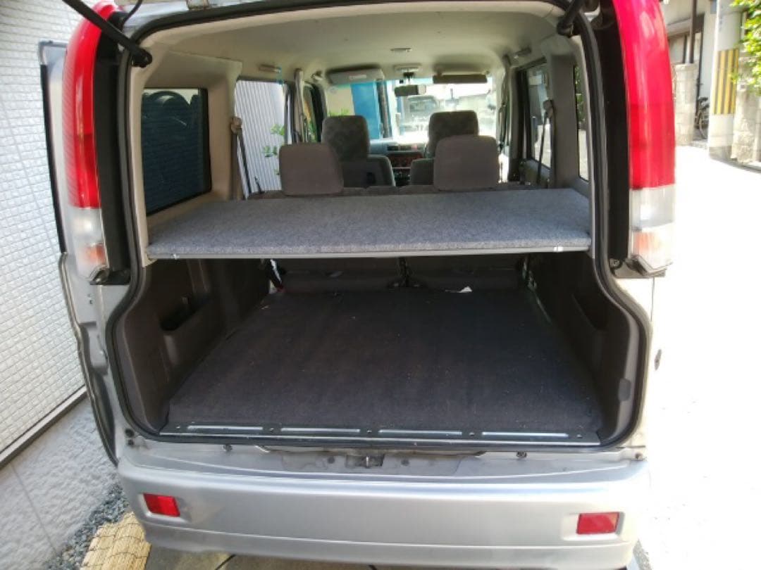 ホンダバモス リアスペース有効活用 キャンプ/釣り/お仕事に！便利です！