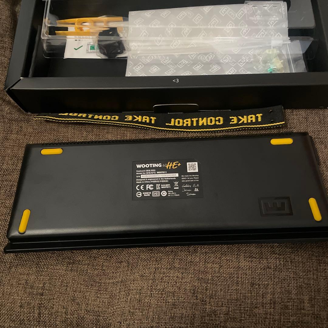 Wooting 60HE＋ ブラック キーボード 本体