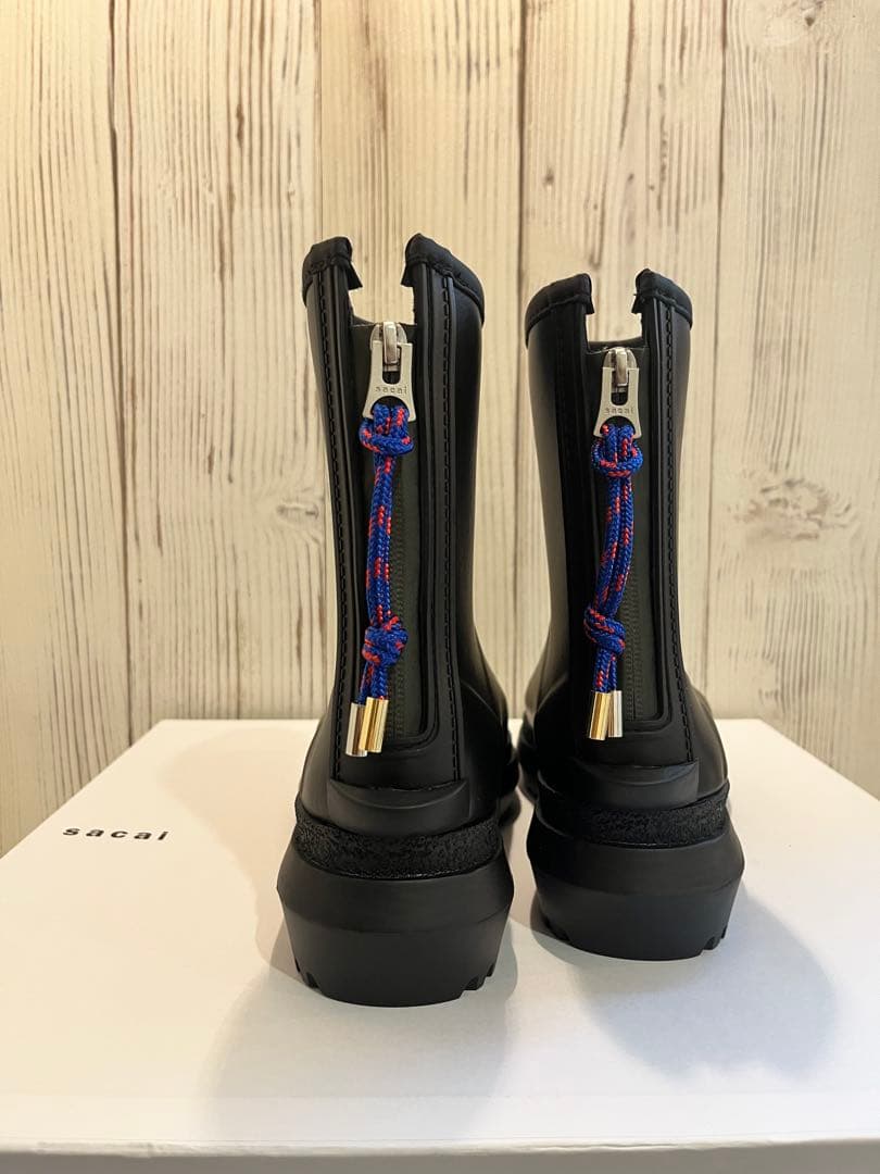 【新品/ M】sacai ラバーブーツ
