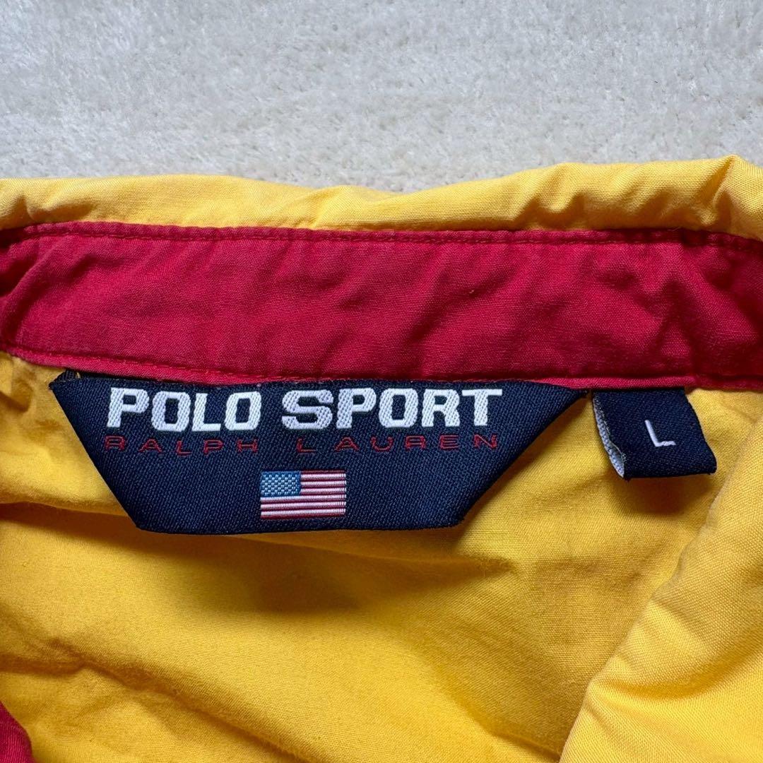 【盛岡様】【激レア】POLO SPORT 配色ジップジャケット 90s L