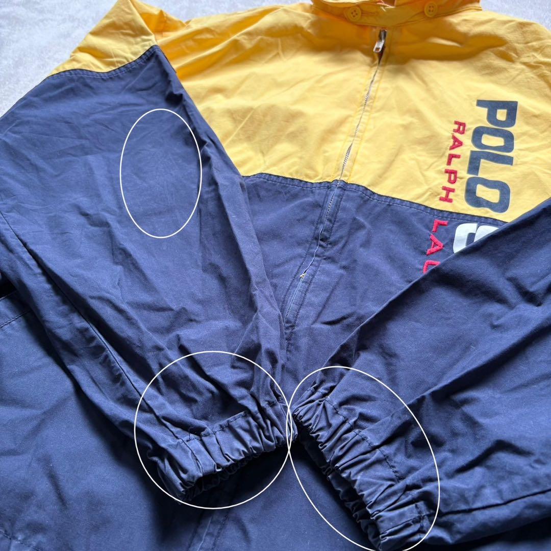 【盛岡様】【激レア】POLO SPORT 配色ジップジャケット 90s L