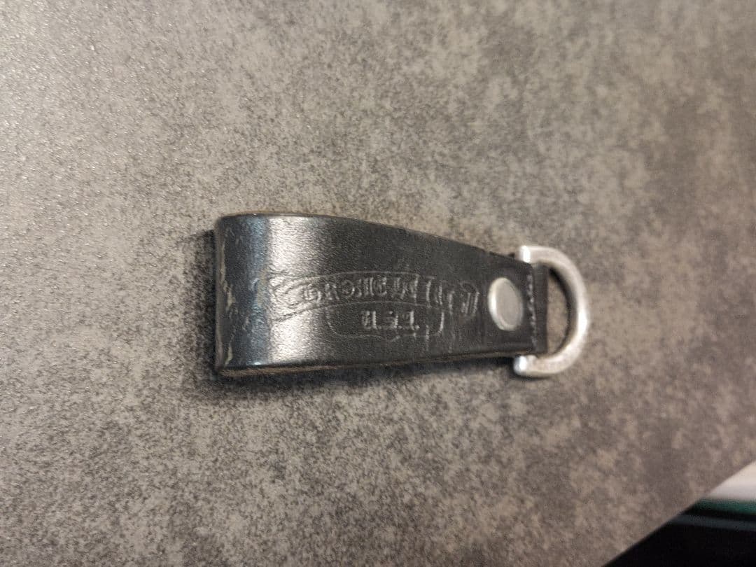 正規品 CHROME HEARTS クロムハーツ Dキーリング クロス ボタン