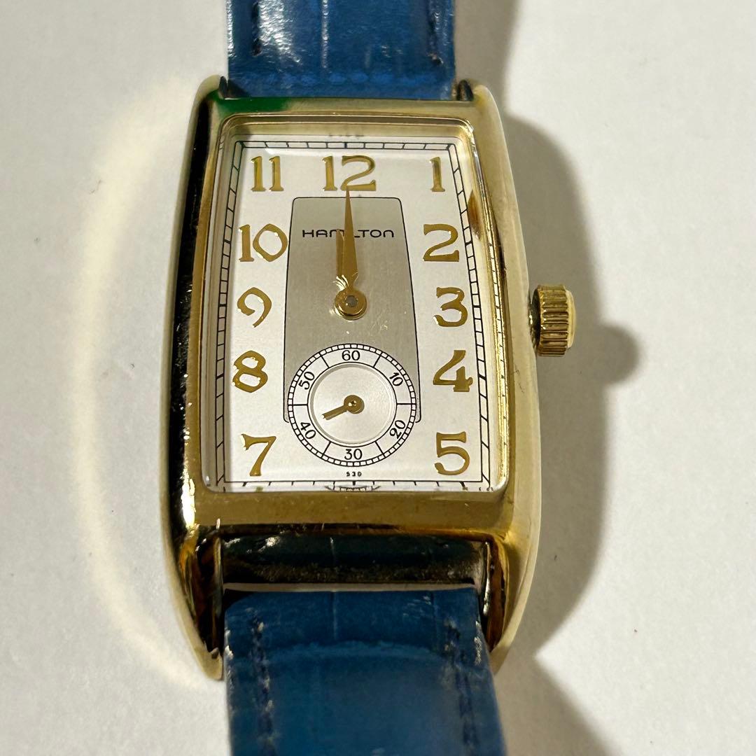 稼働/新品電池 ハミルトン HAMILTON スモセコ アードモア クォーツ