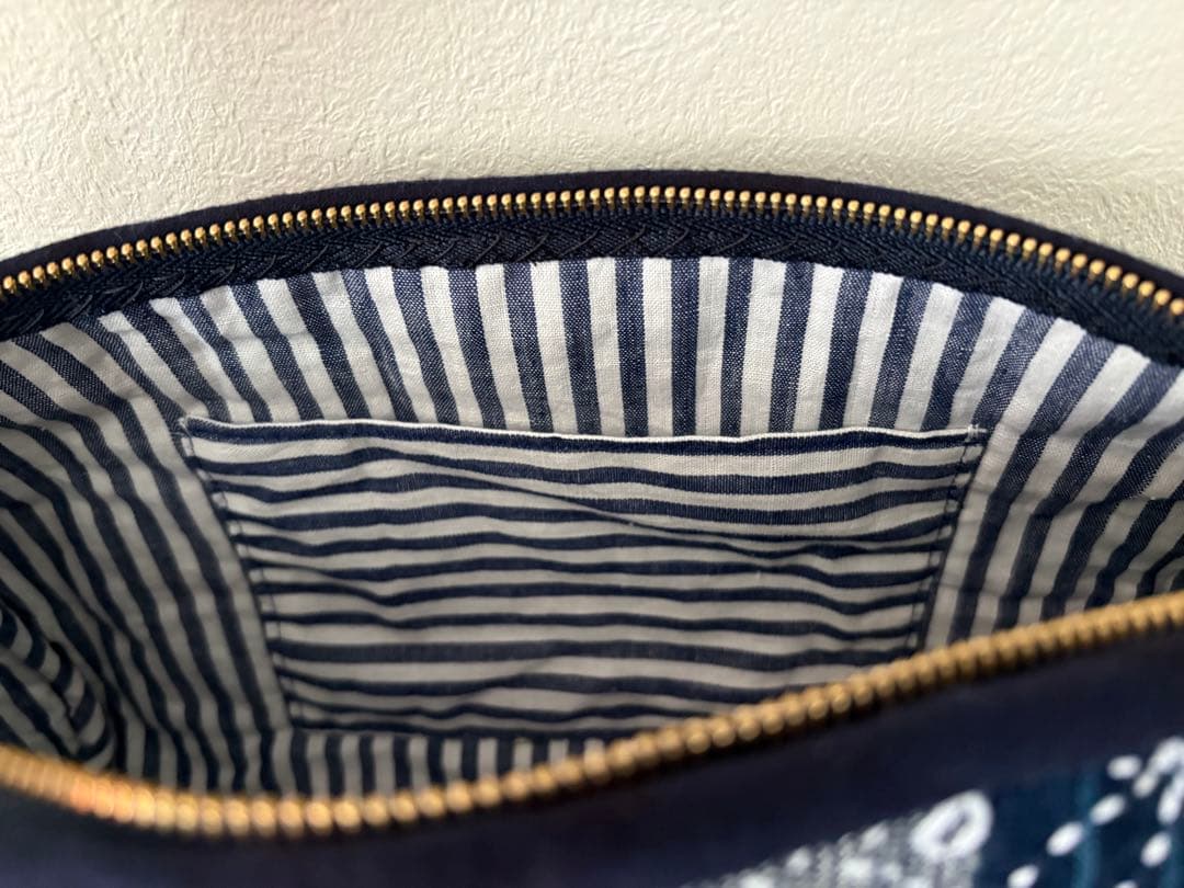 松阪もめん刺し子ショルダーバッグ　＃2