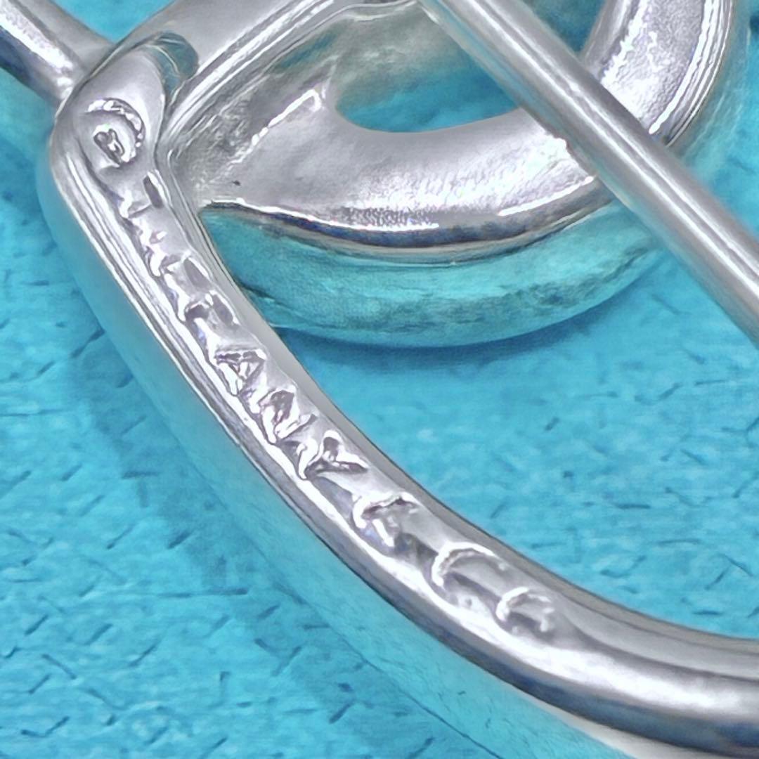 【美品】ティファニー　トリプルハート　ブローチ　シルバー925　希少