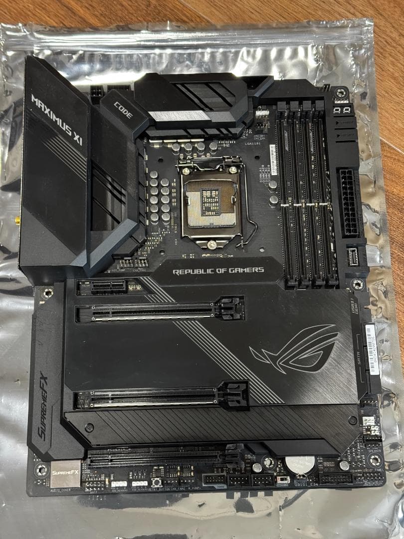 i9-9900K + ROG MAXIMUS XI CODEセット販売