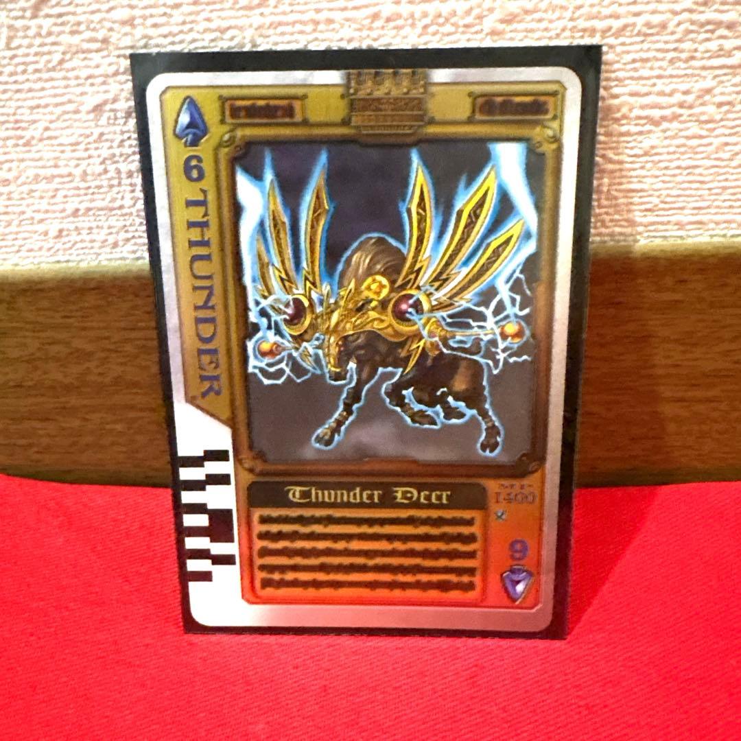 ラウズカード サンダーディアー 仮面ライダー剣 トレカ レア スペード6 剣崎