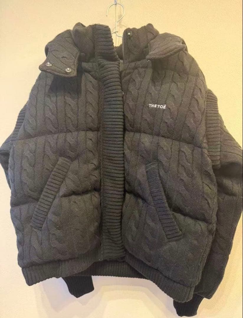 ジャケット・アウター The toe SHARD KNIT DOWN