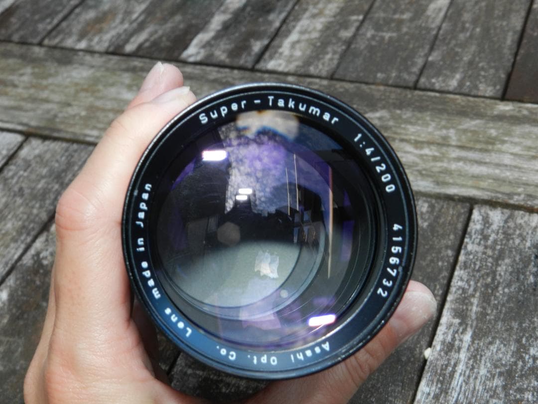 美品　Pentax SP+Super-Takumar 55 1.8+200 4