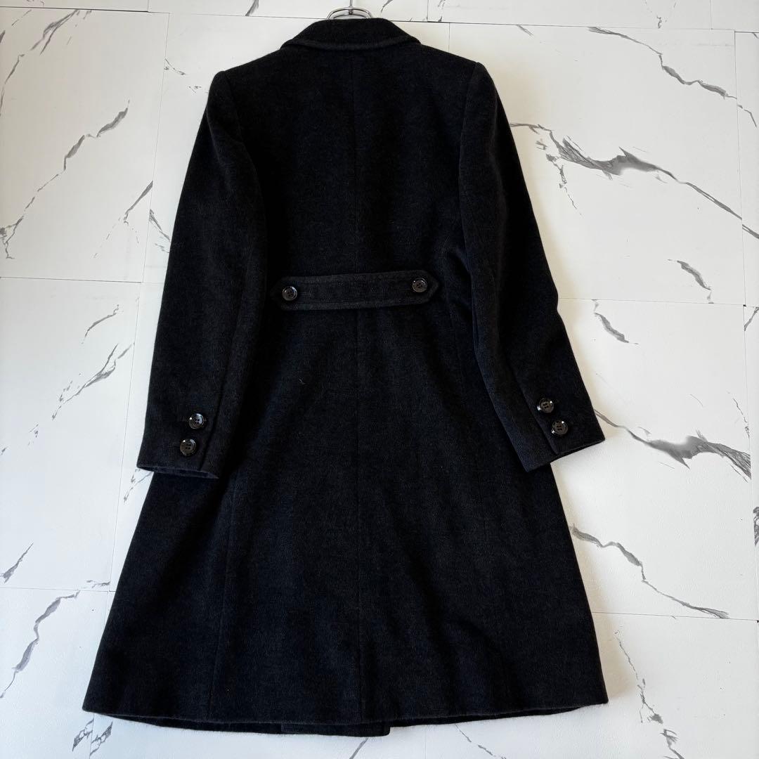 YVES SAINT LAURENT✨未使用級アンゴラ　ダブルチェスターコート