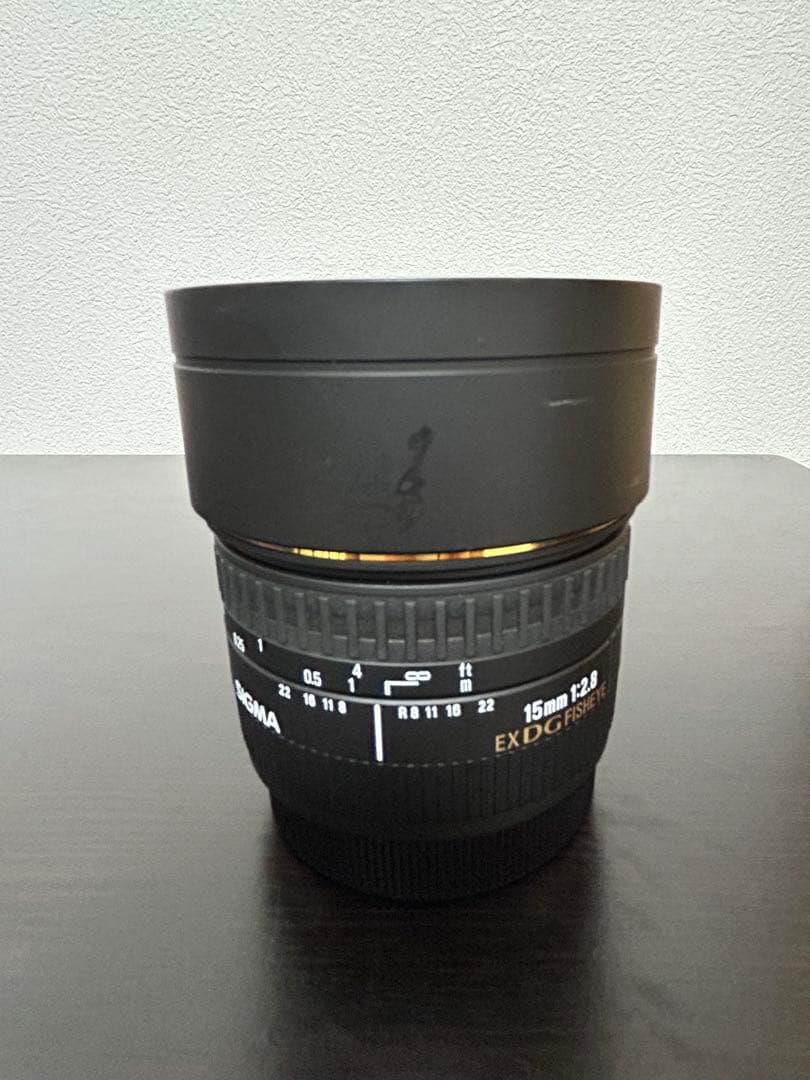 sigma 15mm f2.8 fish eye レンズ efマウント