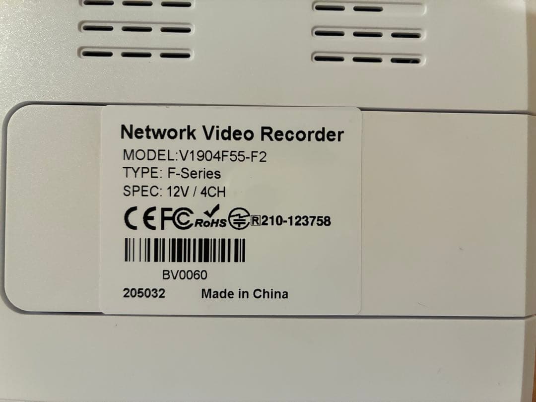 防犯カメラキット ワイヤレスモニター付き