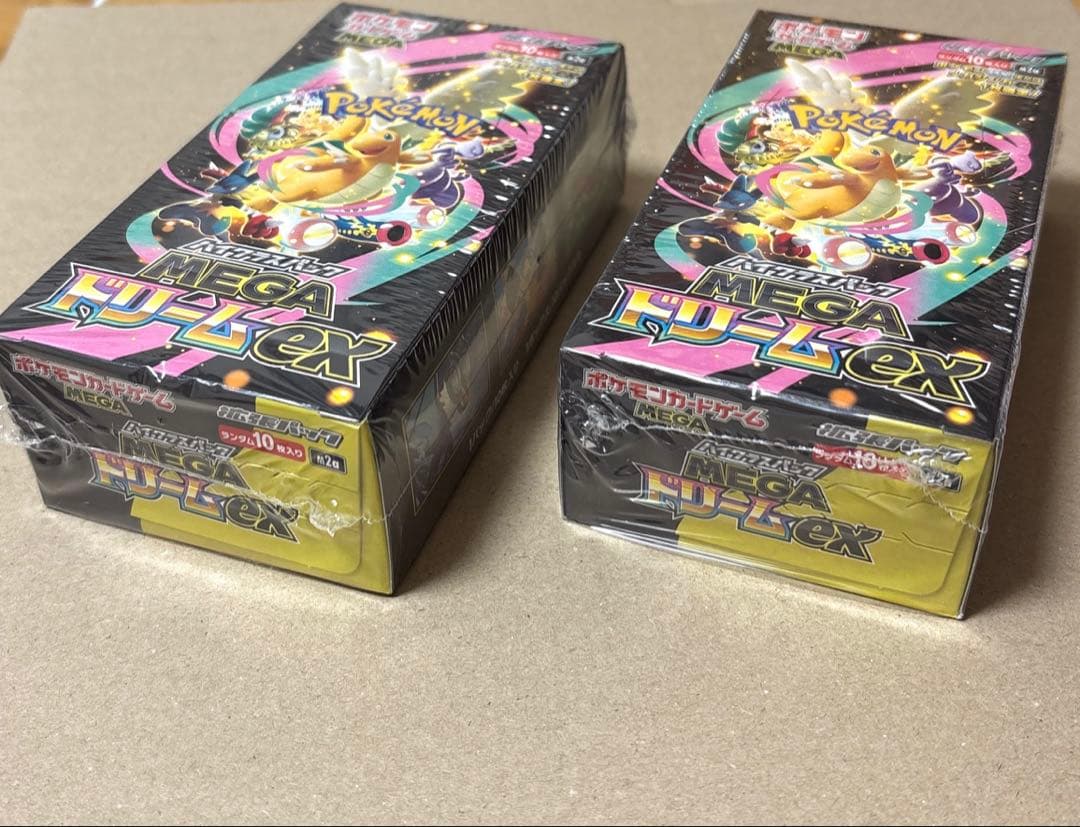 ポケモンカード MEGAドリームex 2BOX 未開封シュリンク付
