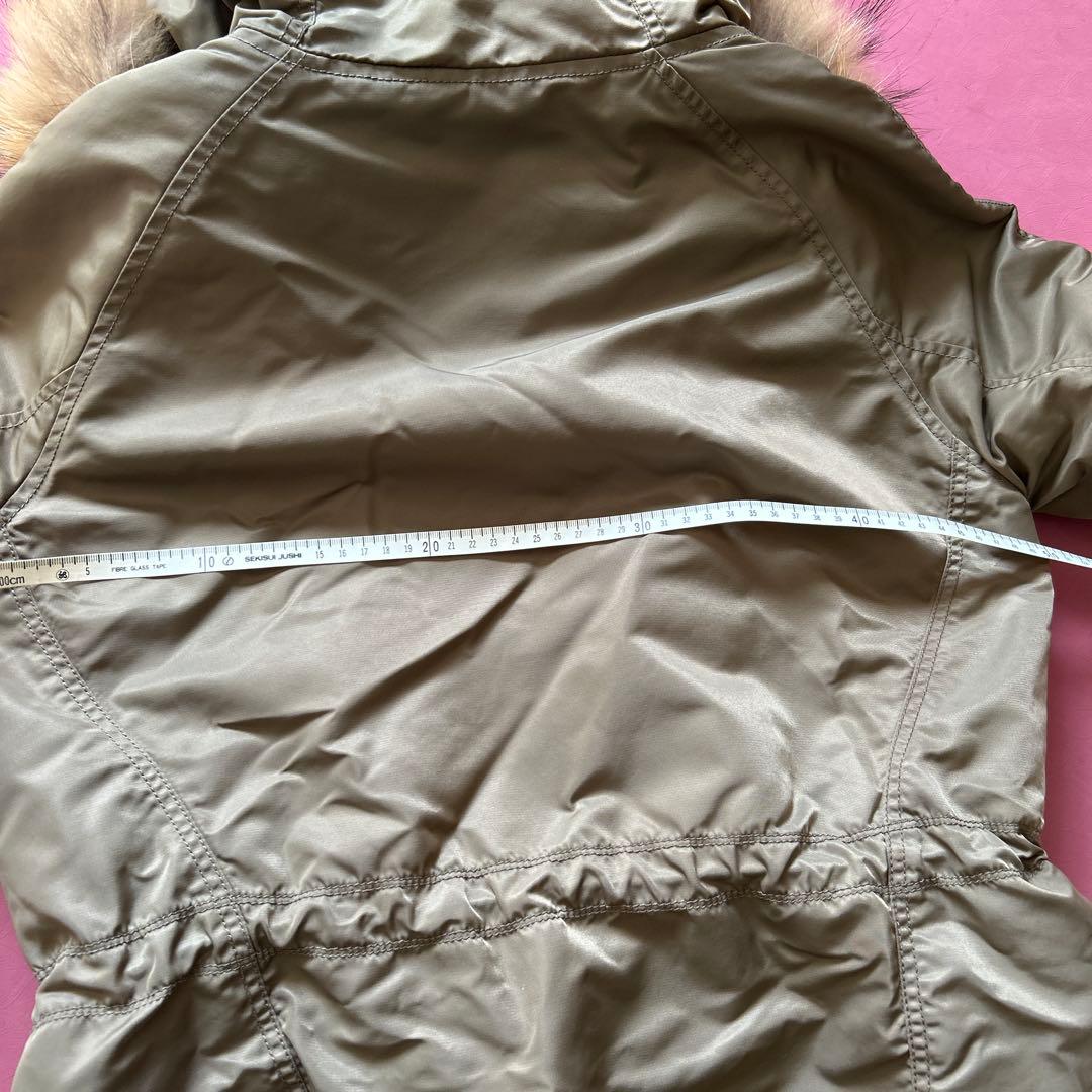 goa N-2B ミリタリー ジャケット (リアルファー付きフード) カーキ