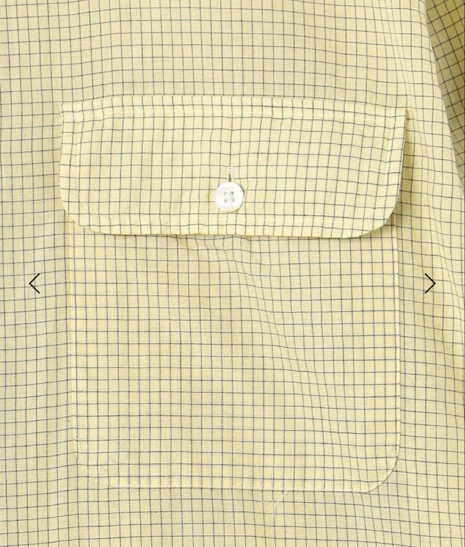 KAPTAIN SUNSHINE コットンガーゼ ピンチェックCPOシャツ