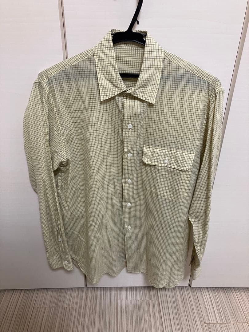 KAPTAIN SUNSHINE コットンガーゼ ピンチェックCPOシャツ