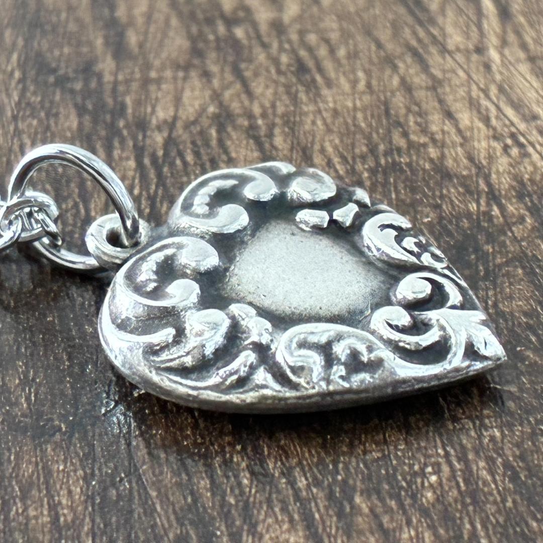 スウィートハートジュエリーWAVE 波 シルバー ヴィンテージネックレスNAVY