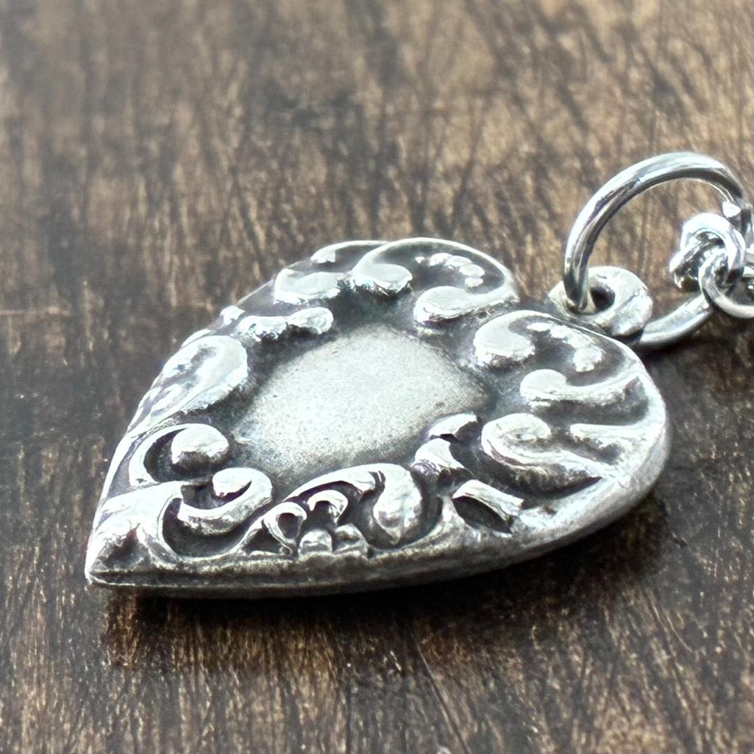 スウィートハートジュエリーWAVE 波 シルバー ヴィンテージネックレスNAVY