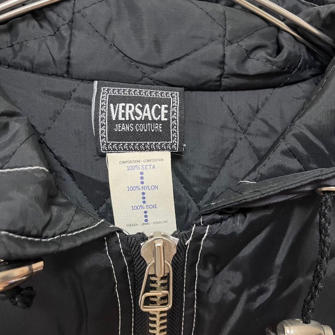 し*ん様 VERSACE JEANS COUTURE ブラックジャケット ヴェル