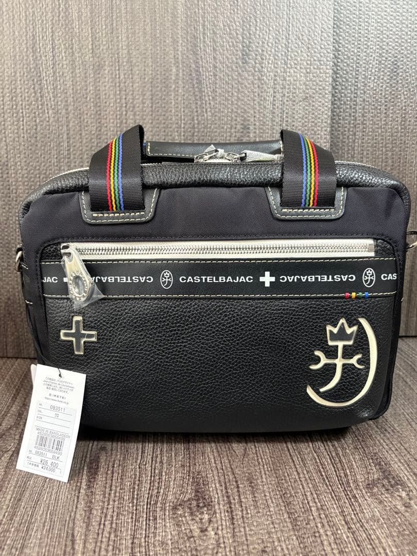 CASTELBAJAC ブラック トートバッグ　定価26,400円
