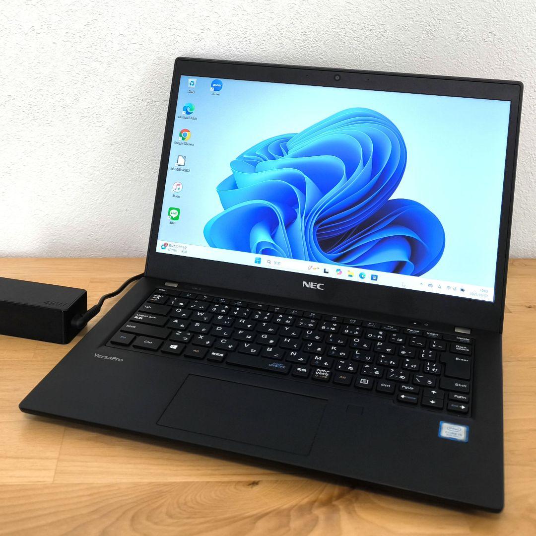 NECノートパソコン【Corei5第8世代】Windows11・カメラ・NVMe