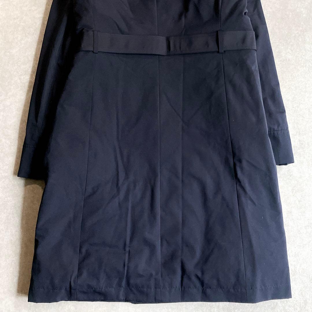 美品 アンタイトル ホワイトダックダウンフーデッドコート 超軽量 ノンステッチ