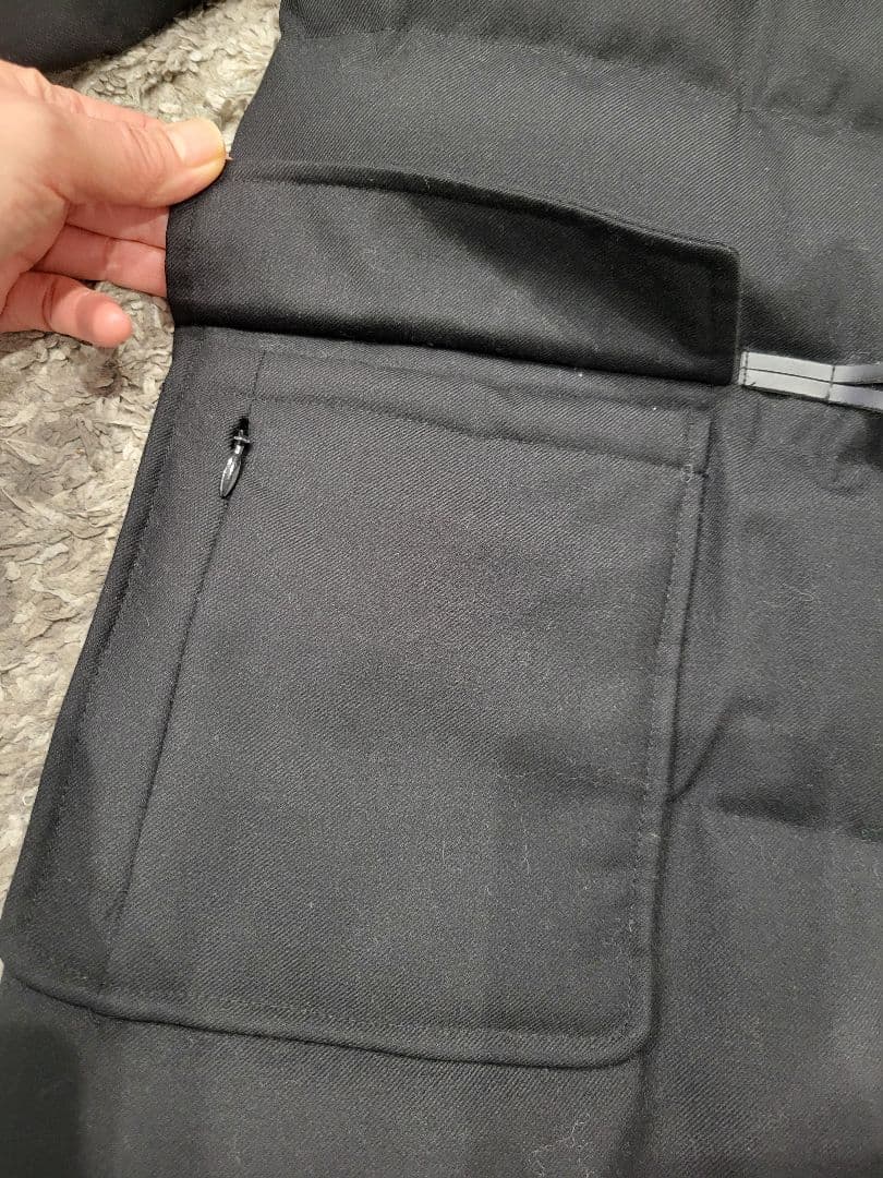 theory ブラック.ダッフルコート S/P