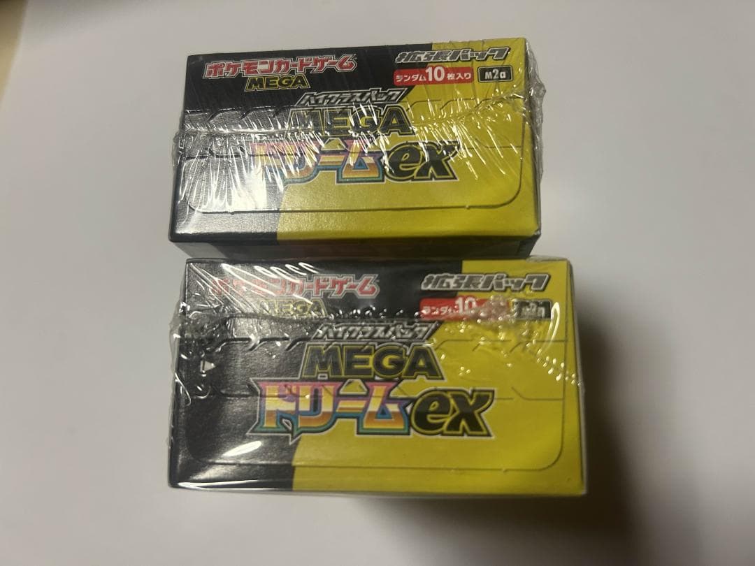 ポケモンカード　MEGAドリームex 2BOX　新品未開封