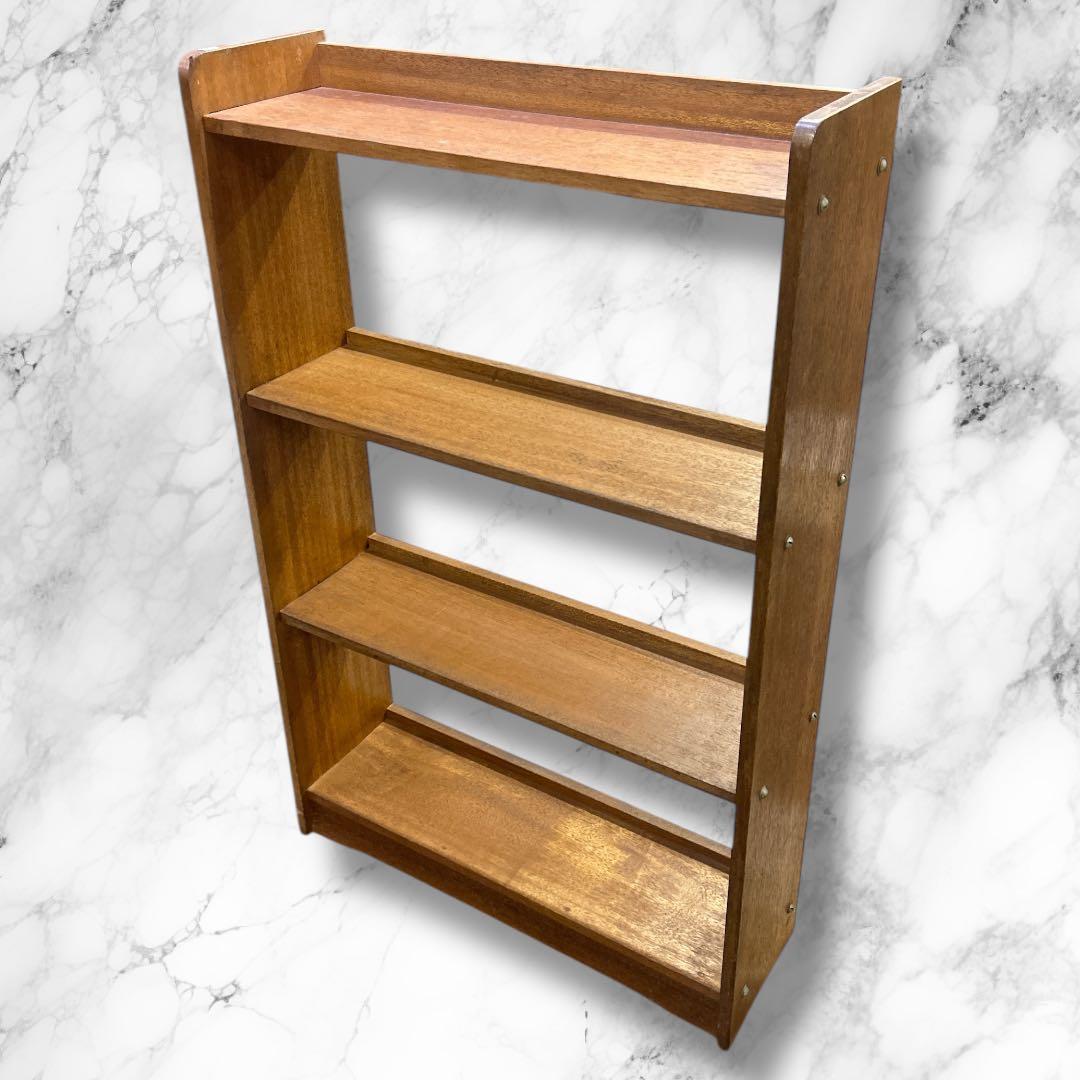 木製 無垢 ヴィンテージ 本棚 家具 リペア済み 天然木
